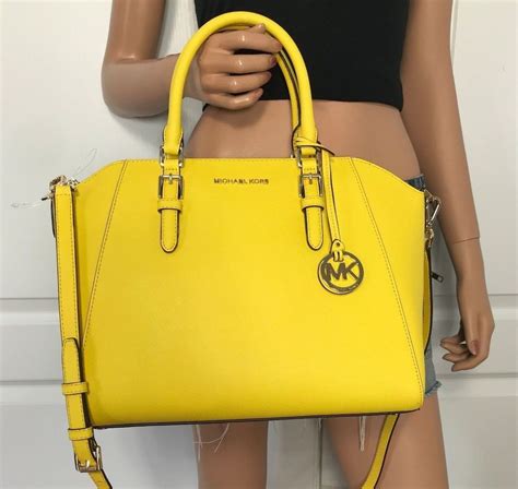 michael kors yellow bags|michael kors purses clearance yellow.